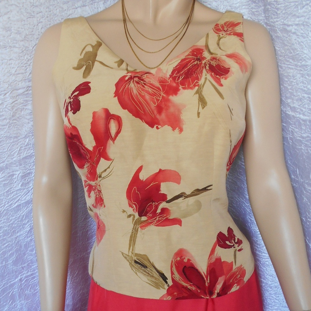 DANA BUCHMAN 3 PC Suit Skirt/Jacket/Tank Sz 10P - Picture 7 of 10